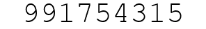 Number 991754315.