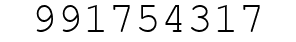 Number 991754317.