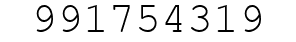 Number 991754319.