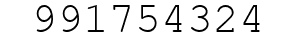 Number 991754324.