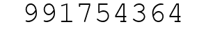 Number 991754364.