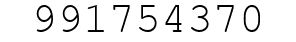 Number 991754370.