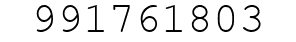 Number 991761803.