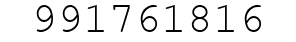 Number 991761816.