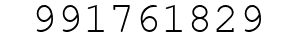 Number 991761829.