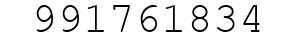 Number 991761834.