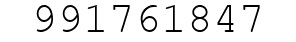 Number 991761847.