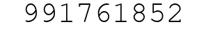 Number 991761852.