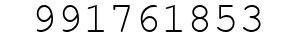 Number 991761853.
