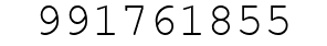 Number 991761855.