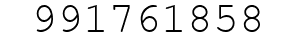 Number 991761858.