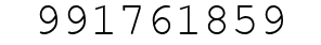 Number 991761859.