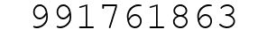 Number 991761863.