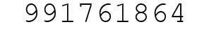 Number 991761864.