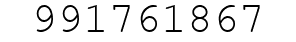 Number 991761867.