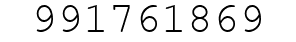 Number 991761869.