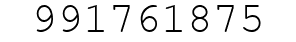 Number 991761875.