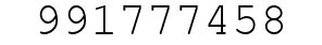 Number 991777458.