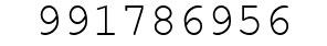 Number 991786956.