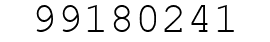 Number 99180241.