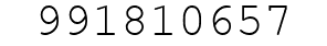 Number 991810657.