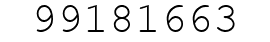 Number 99181663.