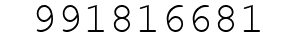 Number 991816681.