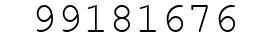 Number 99181676.