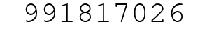 Number 991817026.