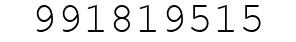 Number 991819515.