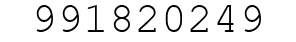 Number 991820249.
