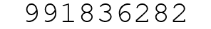 Number 991836282.