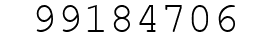 Number 99184706.