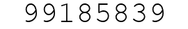 Number 99185839.