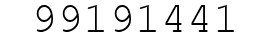 Number 99191441.