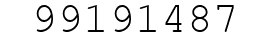 Number 99191487.