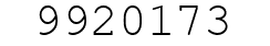 Number 9920173.