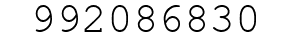 Number 992086830.