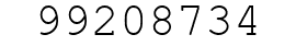 Number 99208734.
