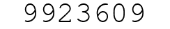 Number 9923609.