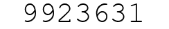 Number 9923631.
