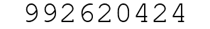 Number 992620424.