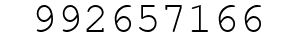 Number 992657166.