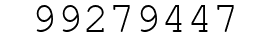 Number 99279447.