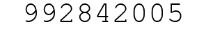 Number 992842005.
