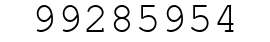 Number 99285954.