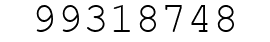 Number 99318748.