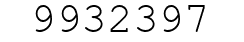 Number 9932397.