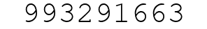 Number 993291663.