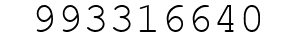 Number 993316640.